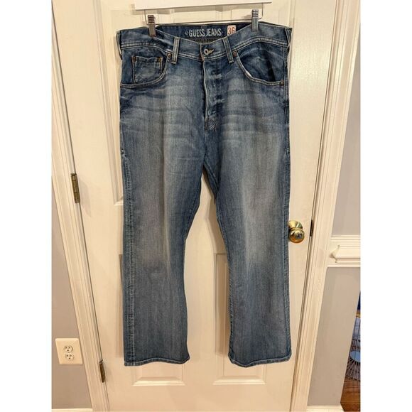 Guess The Dream Straight Leg Button Fly Jeans sz 36 - Picture 1 of 6